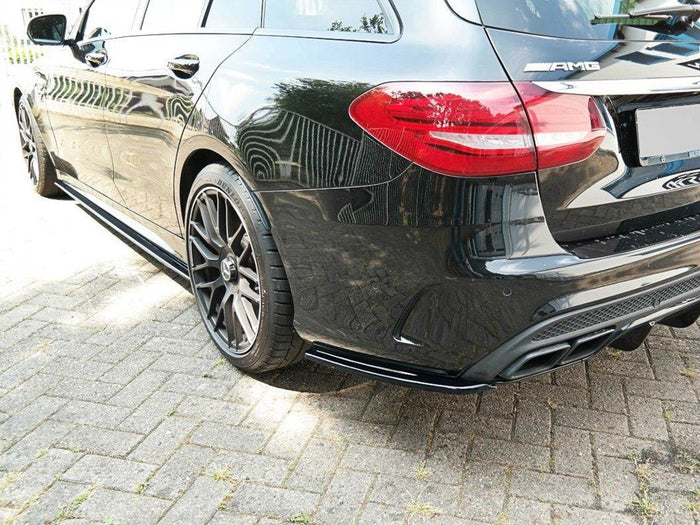 Mercedes C-class S205 63 AMG Estate (2015-2018) Rear Side Splitters - Maxton Design
