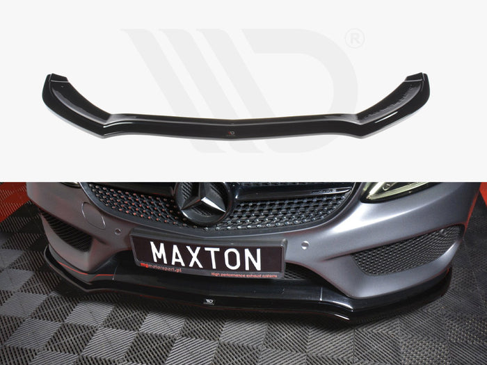 Mercedes C-class W205 Coupe Amg-line (2015-2018) Front Splitter - Maxton Design