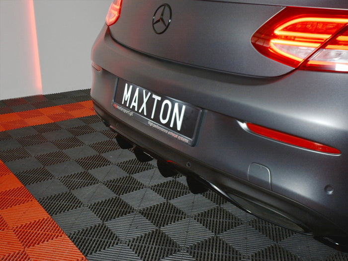 Mercedes C-class W205 Coupe Amg-line (2015-2018) Rear Diffuser - Maxton Design