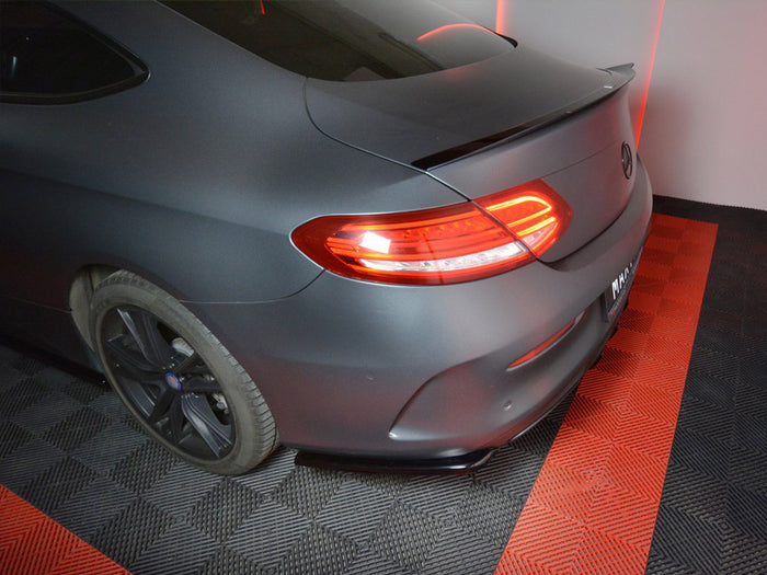 Mercedes C-class W205 Coupe Amg-line (2015-2018) Rear Side Splitters - Maxton Design