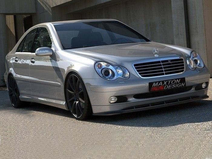 Mercedes C-class W203 (For Standard Version) 2000-2004 Front Splitter - Maxton Design