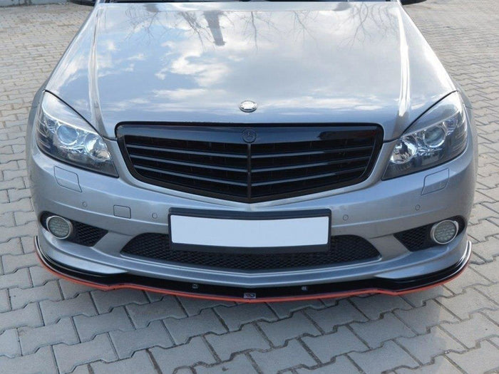 Mercedes C W204 Amg-line (Preface) Front Splitter - Maxton Design