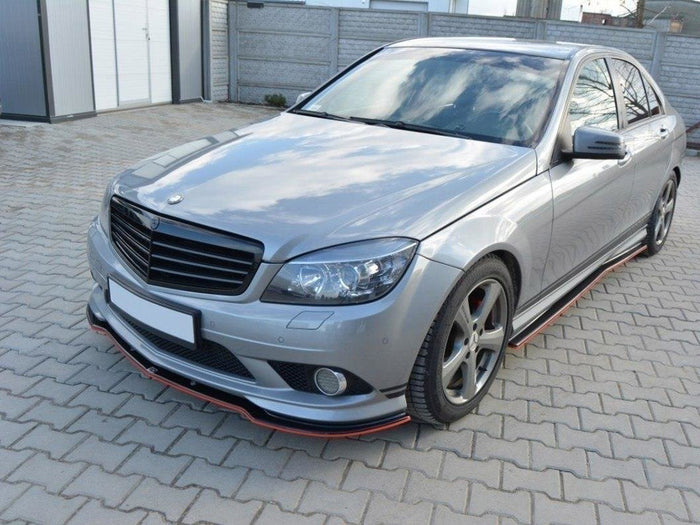 Mercedes C W204 Amg-line (Preface) Side Skirts Diffusers - Maxton Design