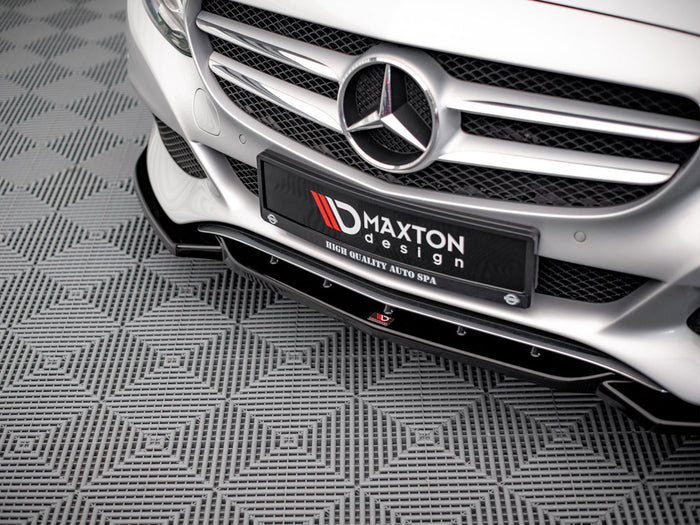 Mercedes C W205 (2014-2018) Front Splitter - Maxton Design