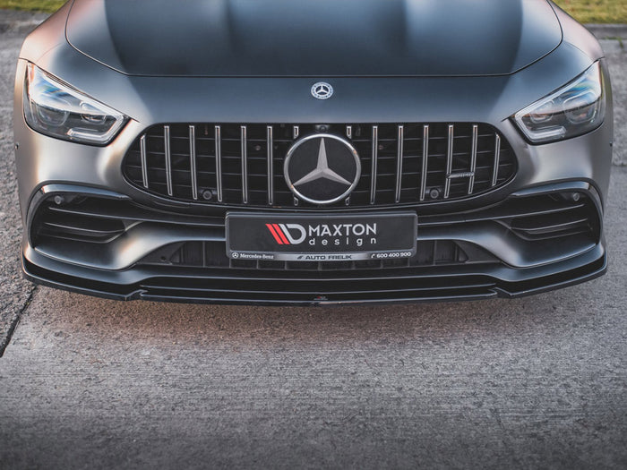Mercedes AMG GT 53 4-door Coupe (2018-) Front Splitter V2 - Maxton Design