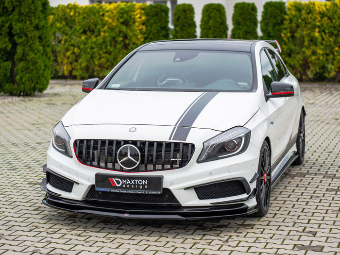 Mercedes A45 AMG W176 (2013-2015) Front Splitter - Maxton Design