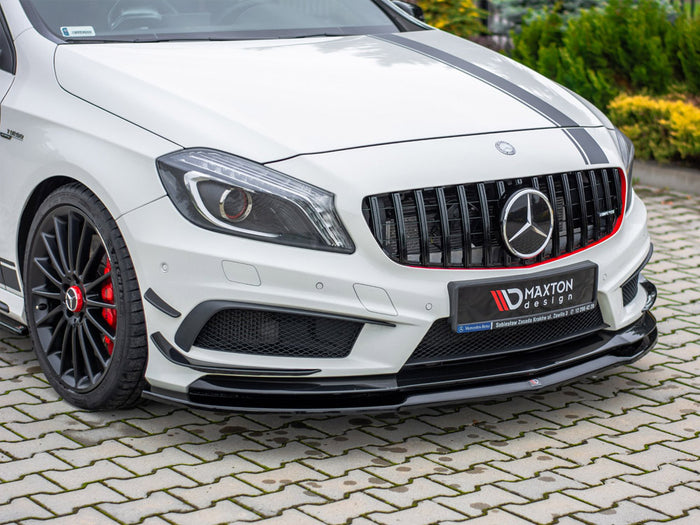 Mercedes A45 AMG W176 (2013-2015) Front Splitter - Maxton Design
