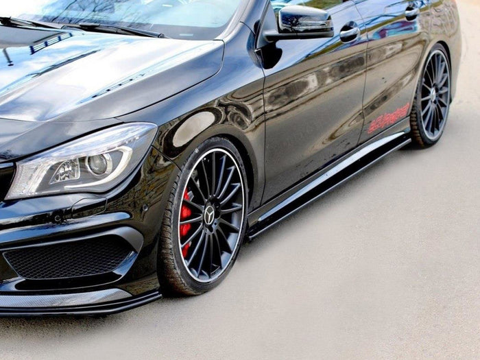 Mercedes CLA 45 AMG C117/A45 AMG W176 (Preface) Side Skirts Diffusers - Maxton Design