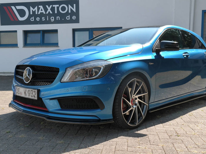 Mercedes A-class W176 Amg-line Pre-facelift (2013-2015) Front Splitter - Maxton Design
