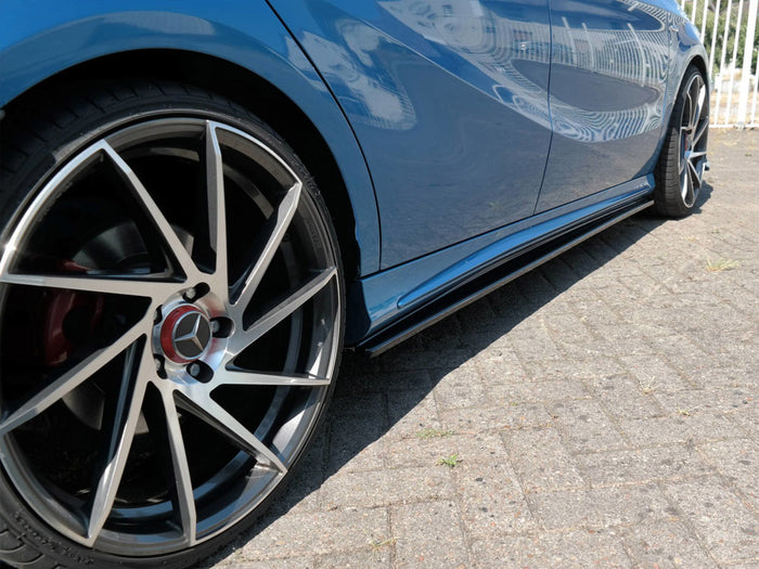 Mercedes A-class W176 Amg-line Pre-facelift (2013-2015) Side Skirts Splitters - Maxton Design