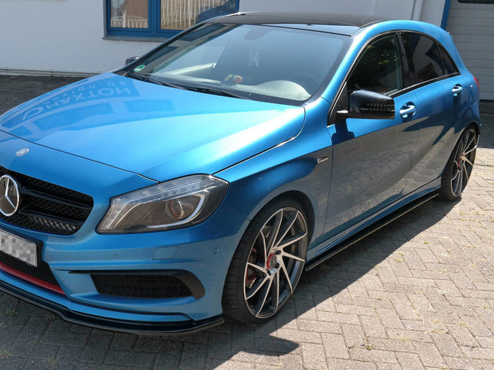Mercedes A-class W176 Amg-line Pre-facelift (2013-2015) Side Skirts Splitters - Maxton Design