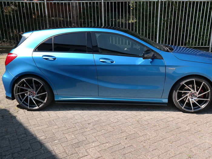Mercedes A-class W176 Amg-line Pre-facelift (2013-2015) Side Skirts Splitters - Maxton Design