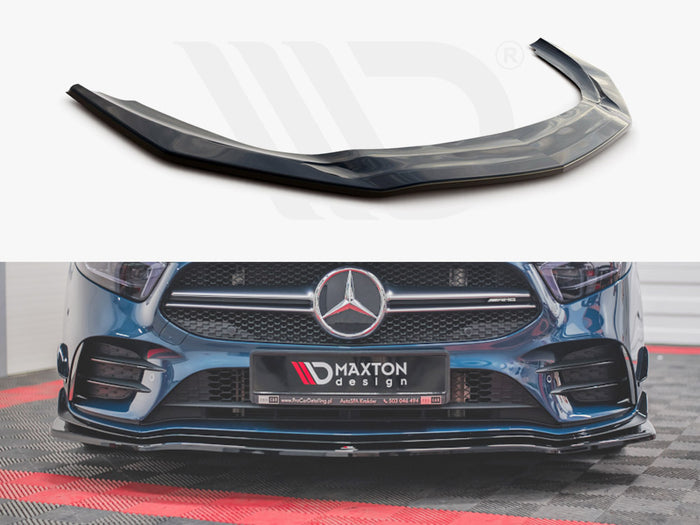 Mercedes A35 AMG AERO W177 Front Splitter V.1 - Maxton Design