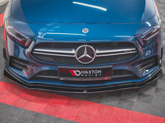 Mercedes A35 AMG AERO W177 Front Splitter V.1 - Maxton Design