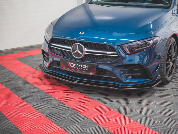 Mercedes A35 AMG AERO W177 Front Splitter V.1 - Maxton Design