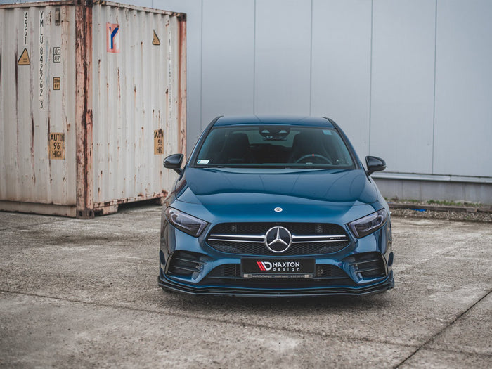 Mercedes A35 AMG AERO W177 Front Splitter V.2 - Maxton Design