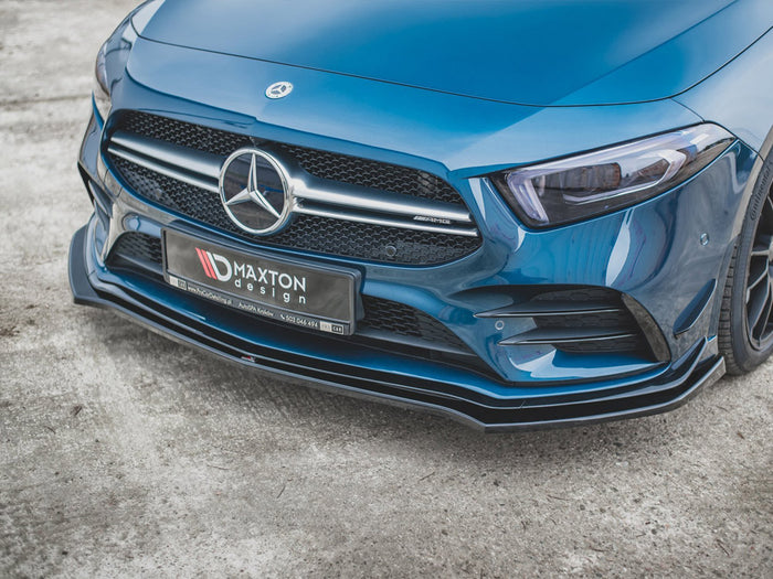 Mercedes A35 AMG AERO W177 Front Splitter V.2 - Maxton Design