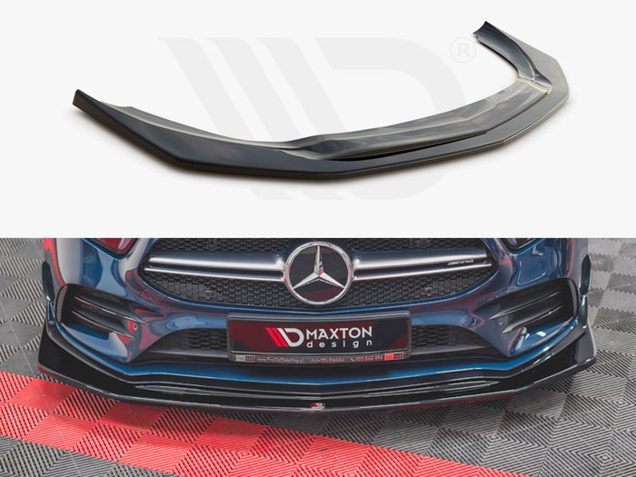 Mercedes A35 AMG AERO W177 Front Splitter V.3 - Maxton Design
