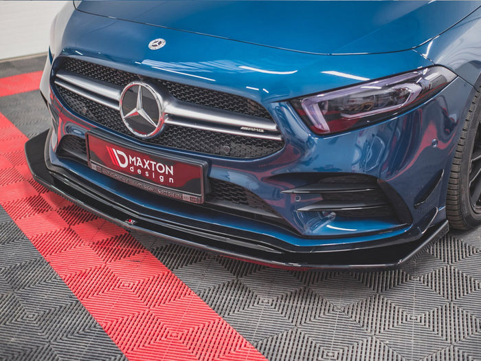 Mercedes A35 AMG AERO W177 Front Splitter V.3 - Maxton Design