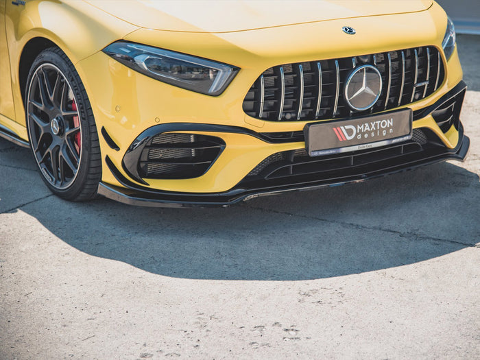 V1 Mercedes-amg A45 S W177 (2019-) Front Splitter - Maxton Design