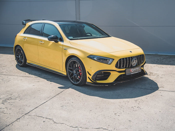 V1 Mercedes-amg A45 S W177 (2019-) Front Splitter - Maxton Design