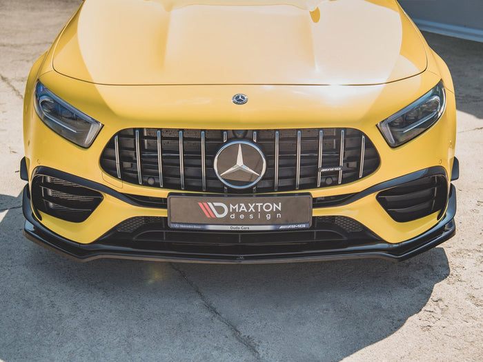 V1 Mercedes-amg A45 S W177 (2019-) Front Splitter - Maxton Design