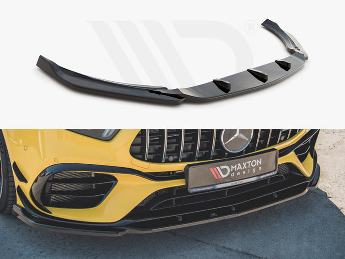 Mercedes-amg A45 S W177 (2019-) Front Splitter V2 - Maxton Design