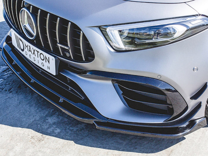 Mercedes-amg A45 S W177 (2019-) Front Splitter V2 - Maxton Design