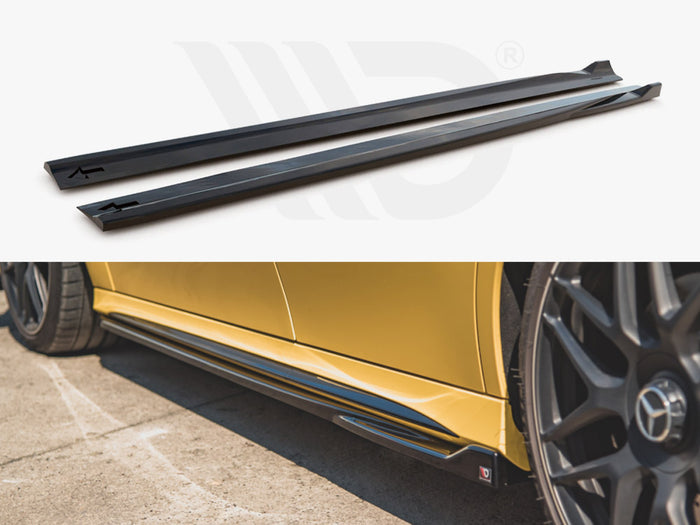 Mercedes-amg A45 S W177 (2019-) Side Skirts Diffusers - Maxton Design