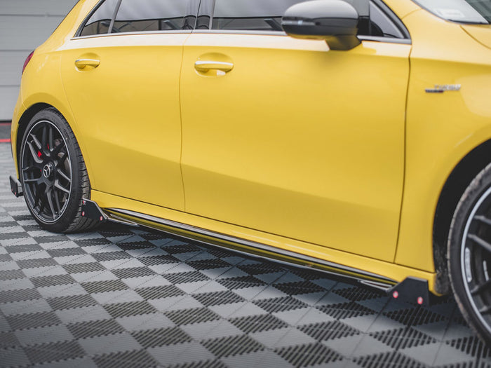 Mercedes AMG A45 S (2019-) Side Skirts Diffusers V2 - Maxton Design