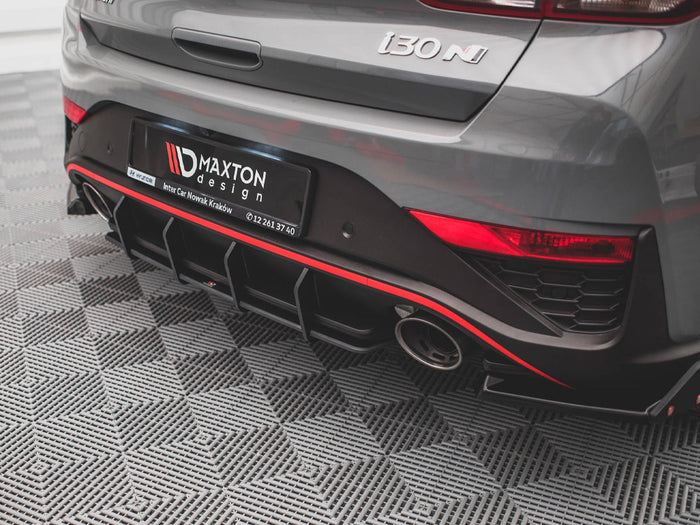 Hyundai I30 N Hatchback MK3 Facelift (2020-) Street PRO Rear Diffuser - Maxton Design