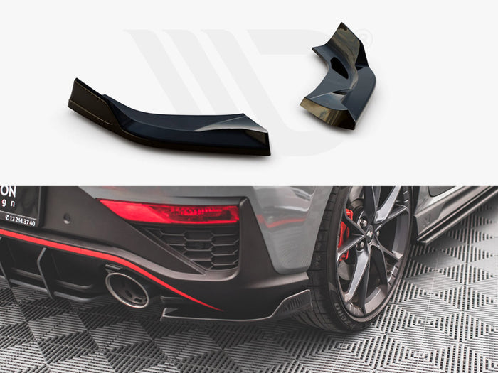 Hyundai I30 N Hatchback MK3 Facelift (2020-) Rear Side Splitters V.3 - Maxton Design