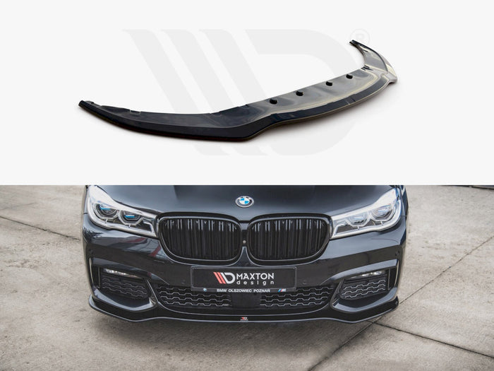 BMW 7 M-pack G11 (2015-2018) Front Splitter V1 - Maxton Design
