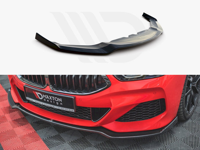 BMW 8 Coupe G15 / 8 GRAN Coupe M-pack G16 (2018-) Front Splitter V.2 - Maxton Design