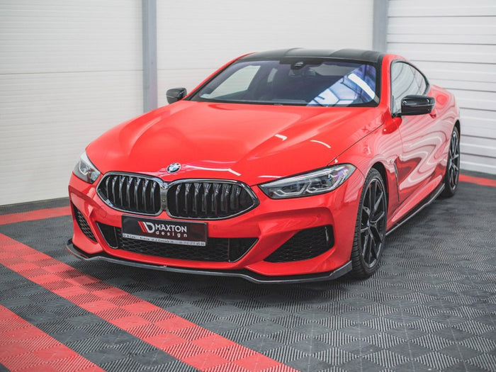 BMW 8 Coupe G15 / 8 GRAN Coupe M-pack G16 (2018-) Front Splitter V.2 - Maxton Design