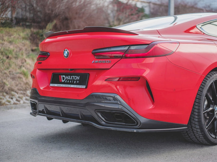 BMW 8 Coupe M-pack G15 (2018-) Central Rear Splitter - Maxton Design