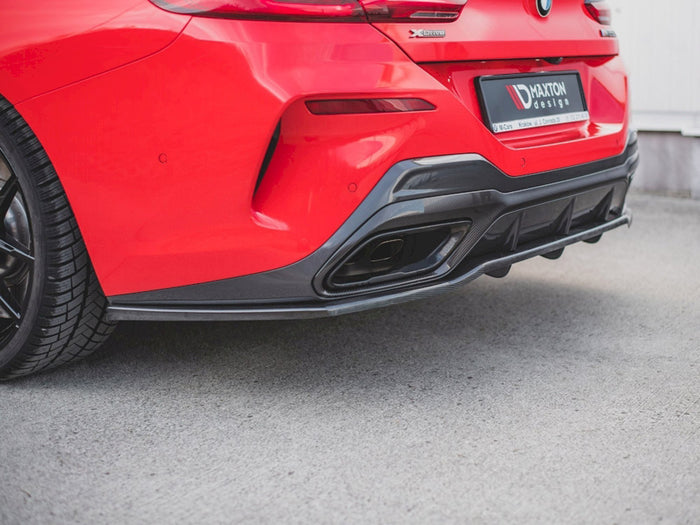 BMW 8 Coupe M-pack G15 (2018-) Central Rear Splitter - Maxton Design