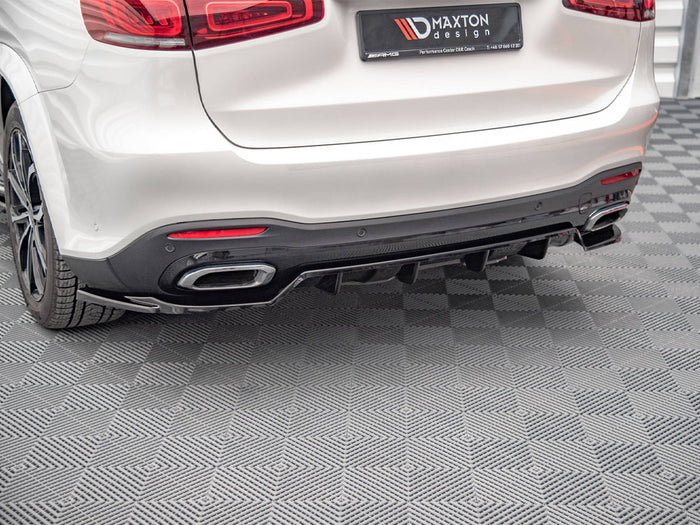 Mercedes GLS Amg-line X167 (2019-) Central Rear Splitter - Maxton Design