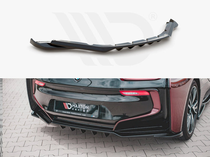 BMW i8 (2014-2020) Central Rear Splitter - Maxton Design