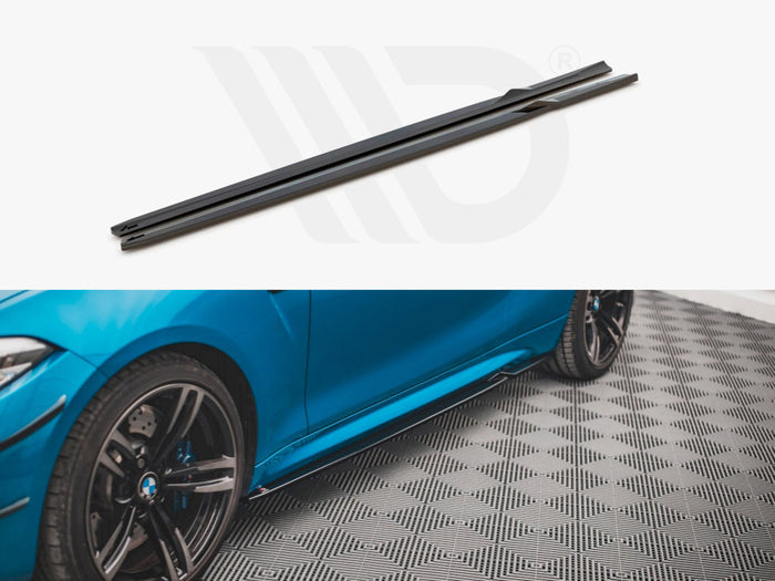 BMW M2 F87 (2016-2020) Side Skirts Diffusers V.2 - Maxton Design