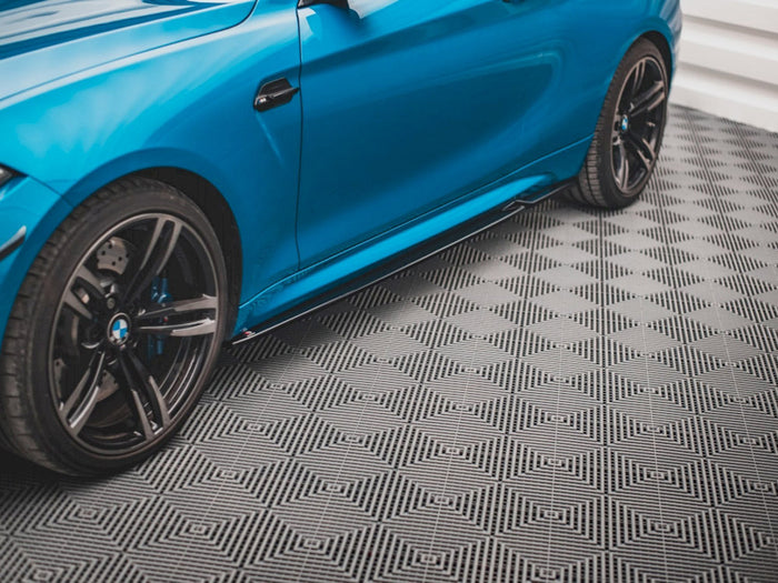 BMW M2 F87 (2016-2020) Side Skirts Diffusers V.2 - Maxton Design