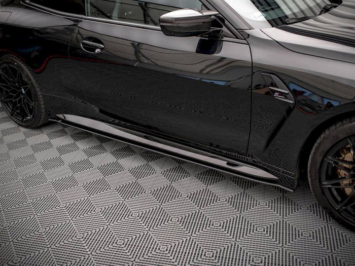 BMW M4 G82 (2021-) Street PRO Side Skirts Diffusers - Maxton Design