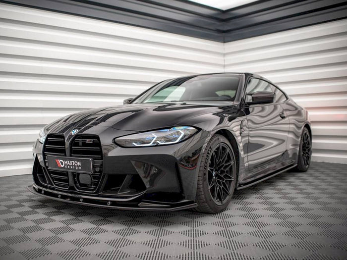 BMW M4 G82 / M3 G80 (2021-) Front Splitter V.1 - Maxton Design