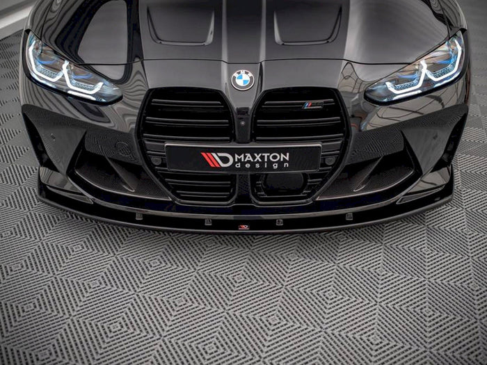 BMW M4 G82 / M3 G80 (2021-) Front Splitter V.1 - Maxton Design
