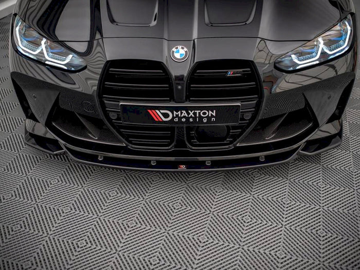 BMW M4 G82 / M3 G80 (2021-) Front Splitter V.2 - Maxton Design