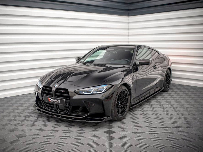 BMW M4 G82 / M3 G80 (2021-) Front Splitter V.3 - Maxton Design