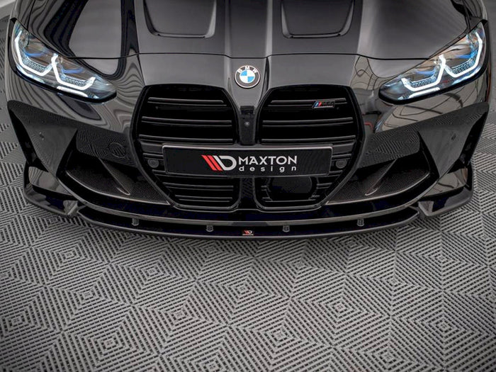 BMW M4 G82 / M3 G80 (2021-) Front Splitter V.3 - Maxton Design