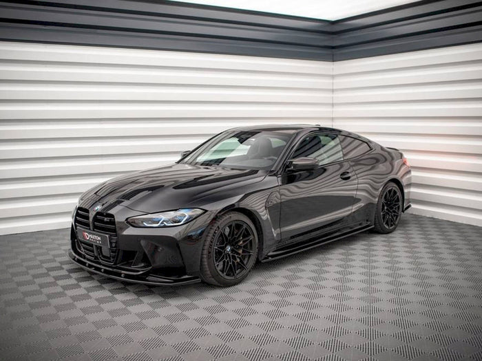 BMW M4 G82 (2021-) Side Skirts Diffusers V.2 - Maxton Design