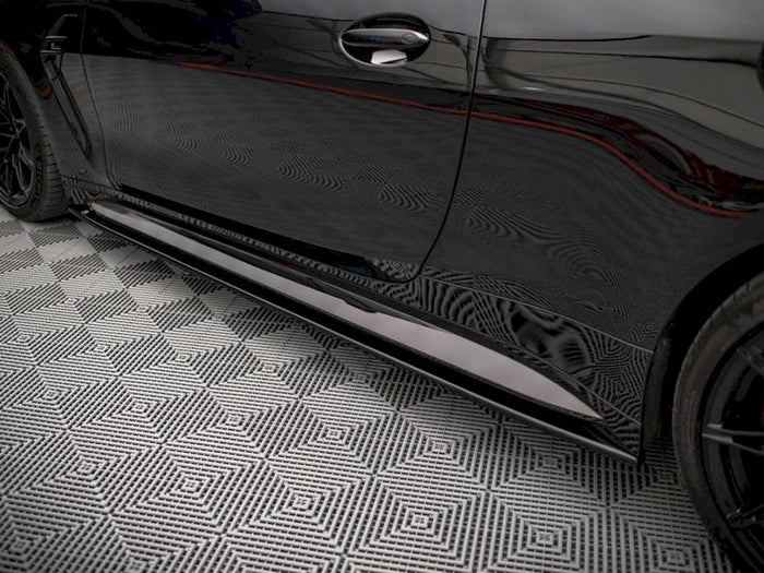 BMW M4 G82 (2021-) Side Skirts Diffusers V.2 - Maxton Design