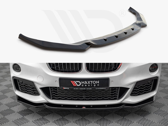 BMW X1 M-pack F48 (2015-2019) Front Splitter V.1 - Maxton Design